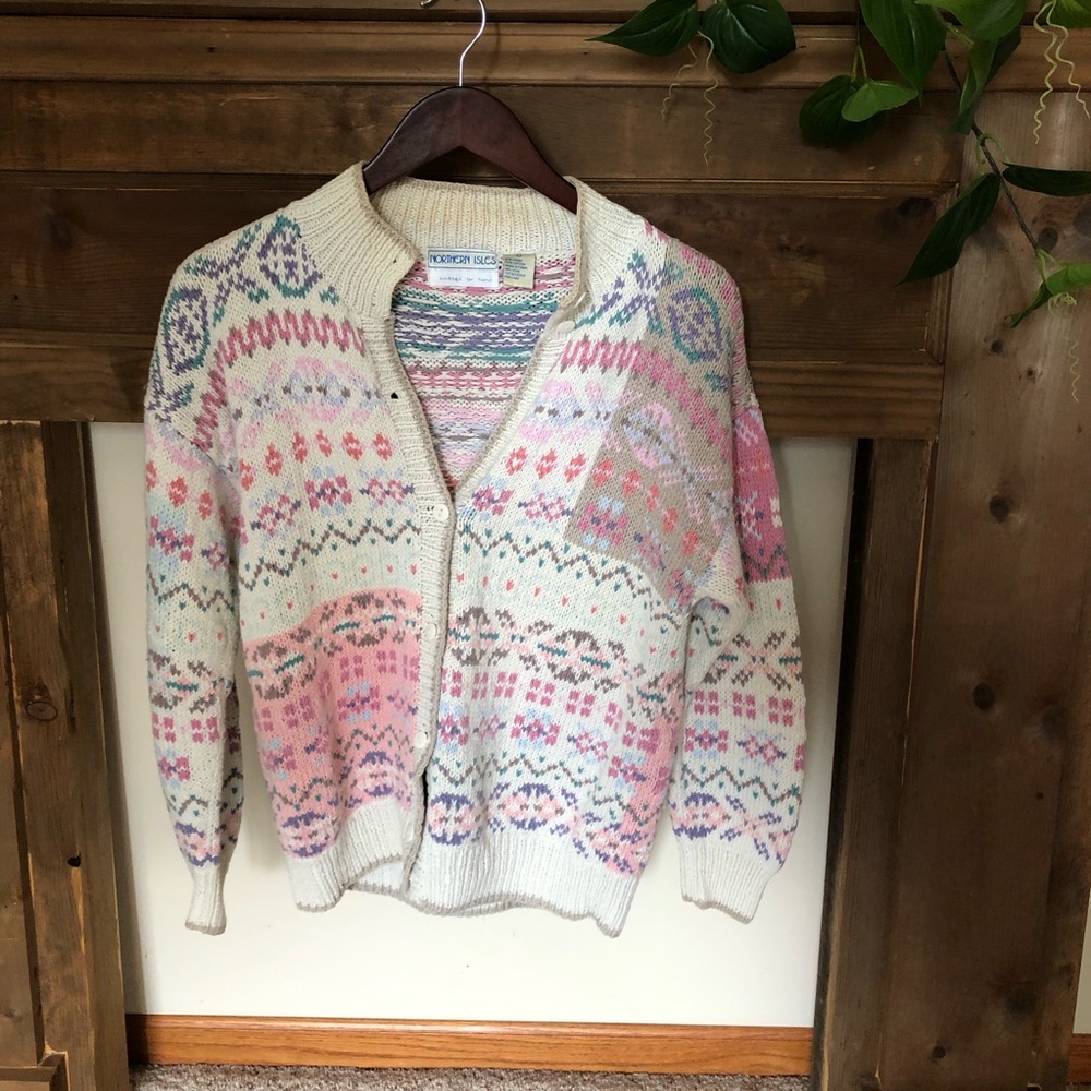 Vintage Northern Isles | hand knit | sz L
